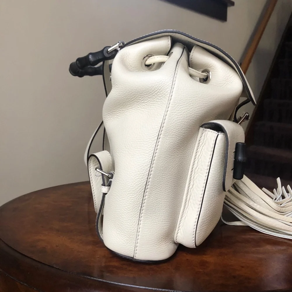 Gucci Bamboo Leather Backpack NWT